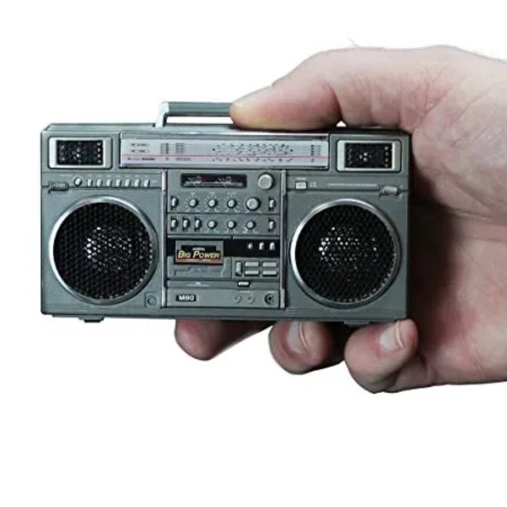 New Wave Toys M90 Micro Blaster Boombox Portable Wireless Bluetooth Speaker